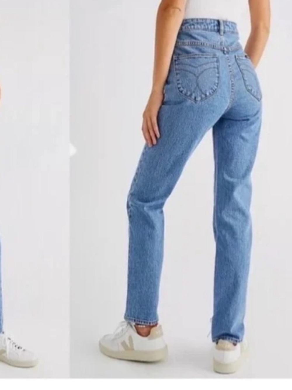 ROLLA'S Dusters Straight Leg High-Rise Jeans in G’day Mate